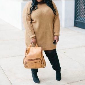 Black over the knee lace up boots